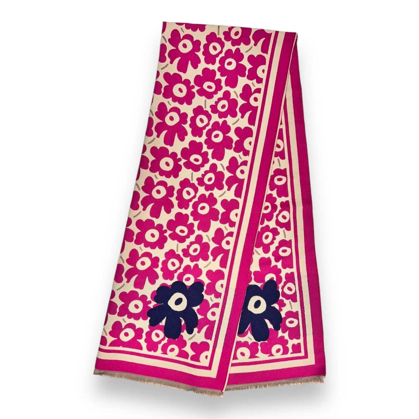 Flower Eye Cashmere Blend Scarf - click for more colours