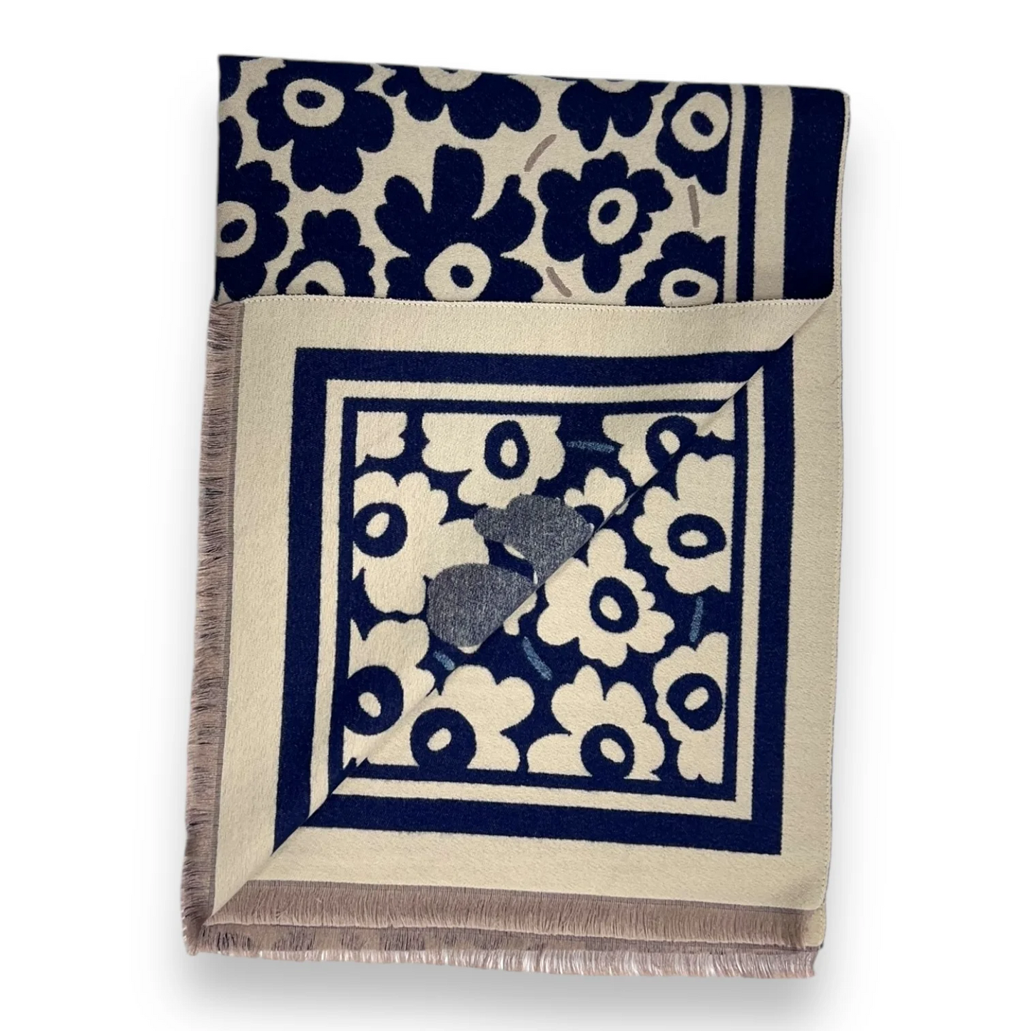 Flower Eye Cashmere Blend Scarf - click for more colours