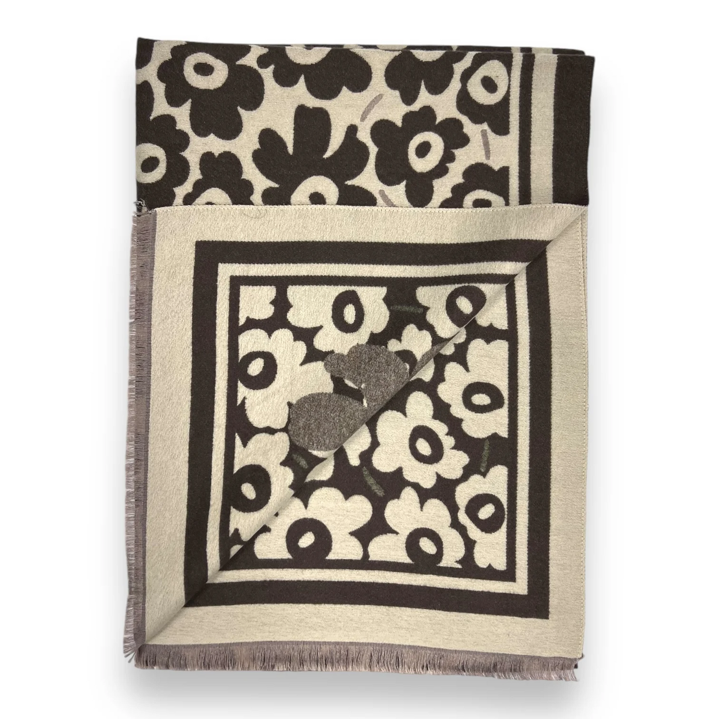 Flower Eye Cashmere Blend Scarf - click for more colours