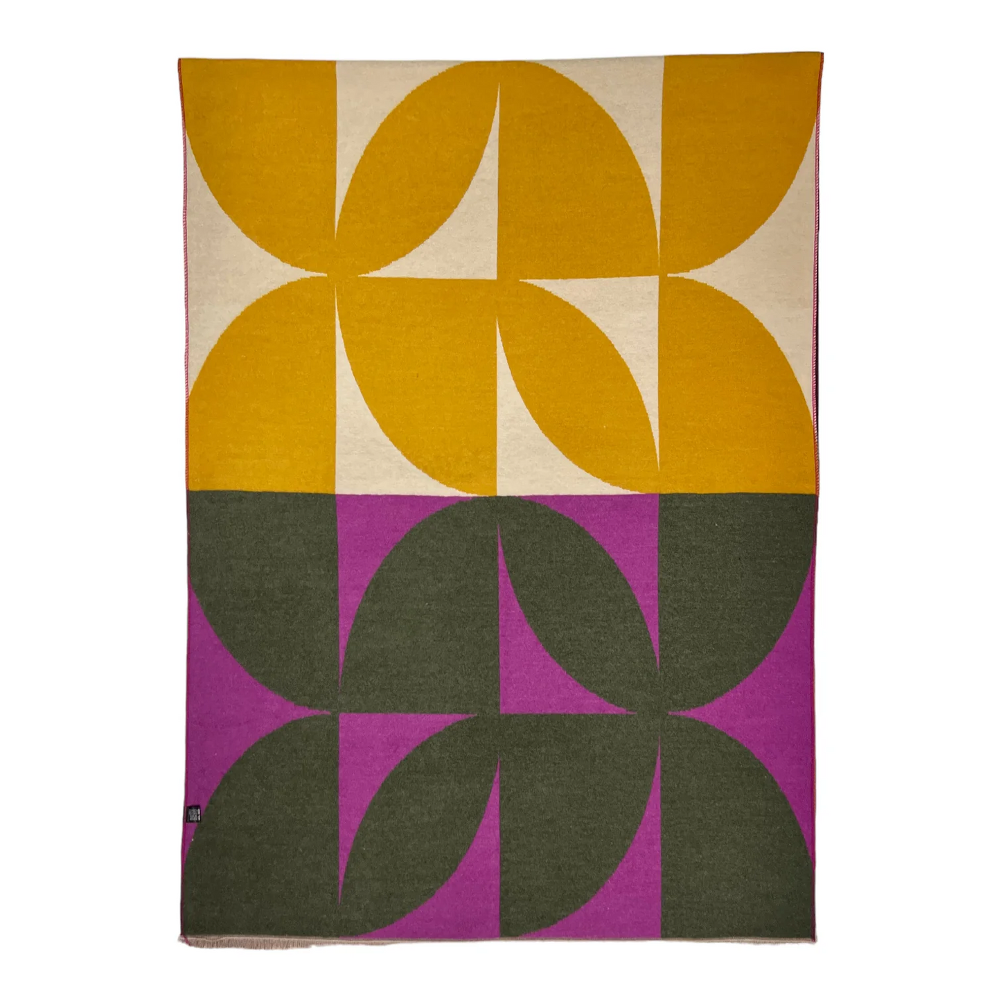 Retro Print Cashmere Blend Scarf - click for more colours