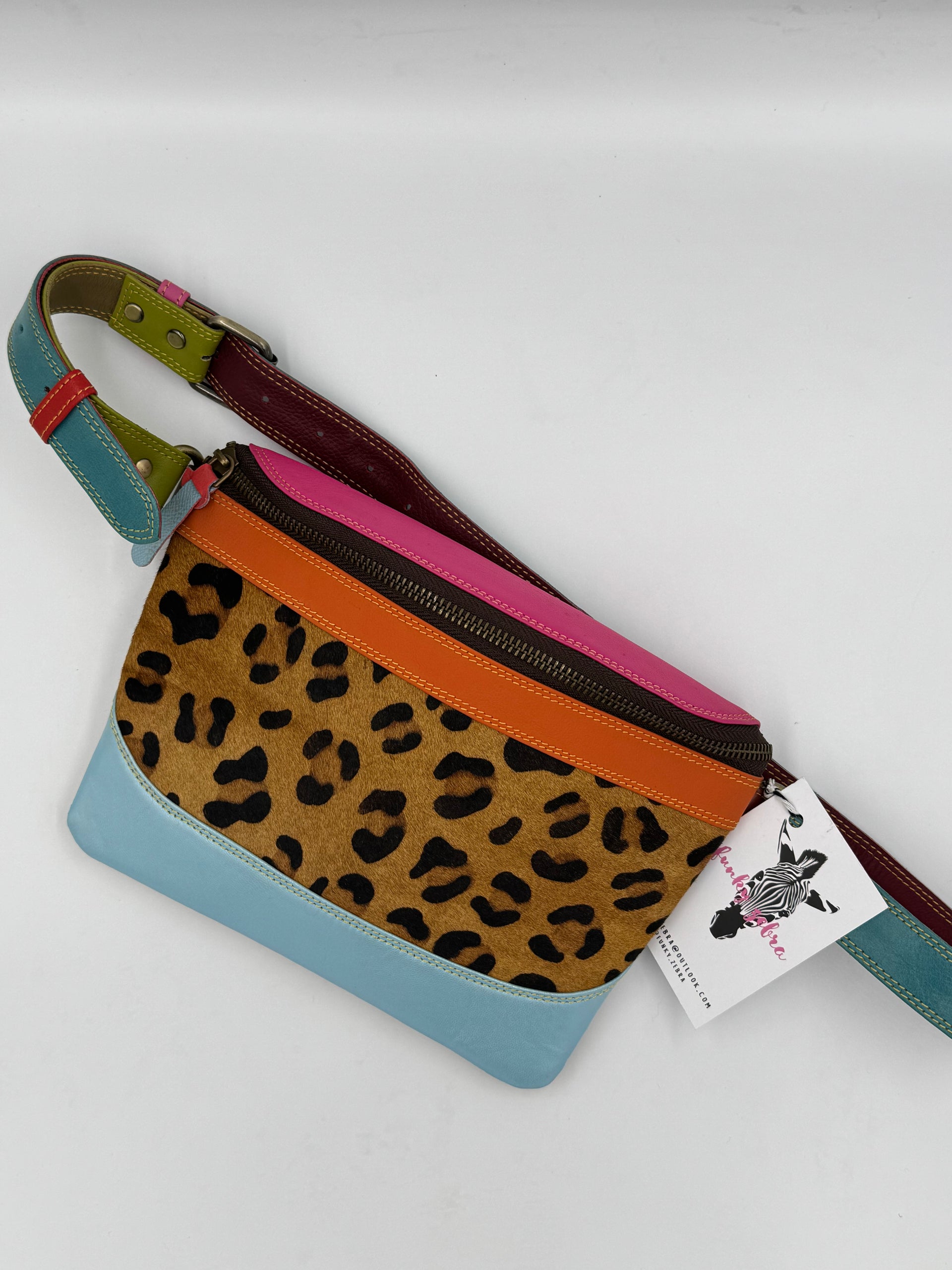 Zebra print bum bag new arrivals