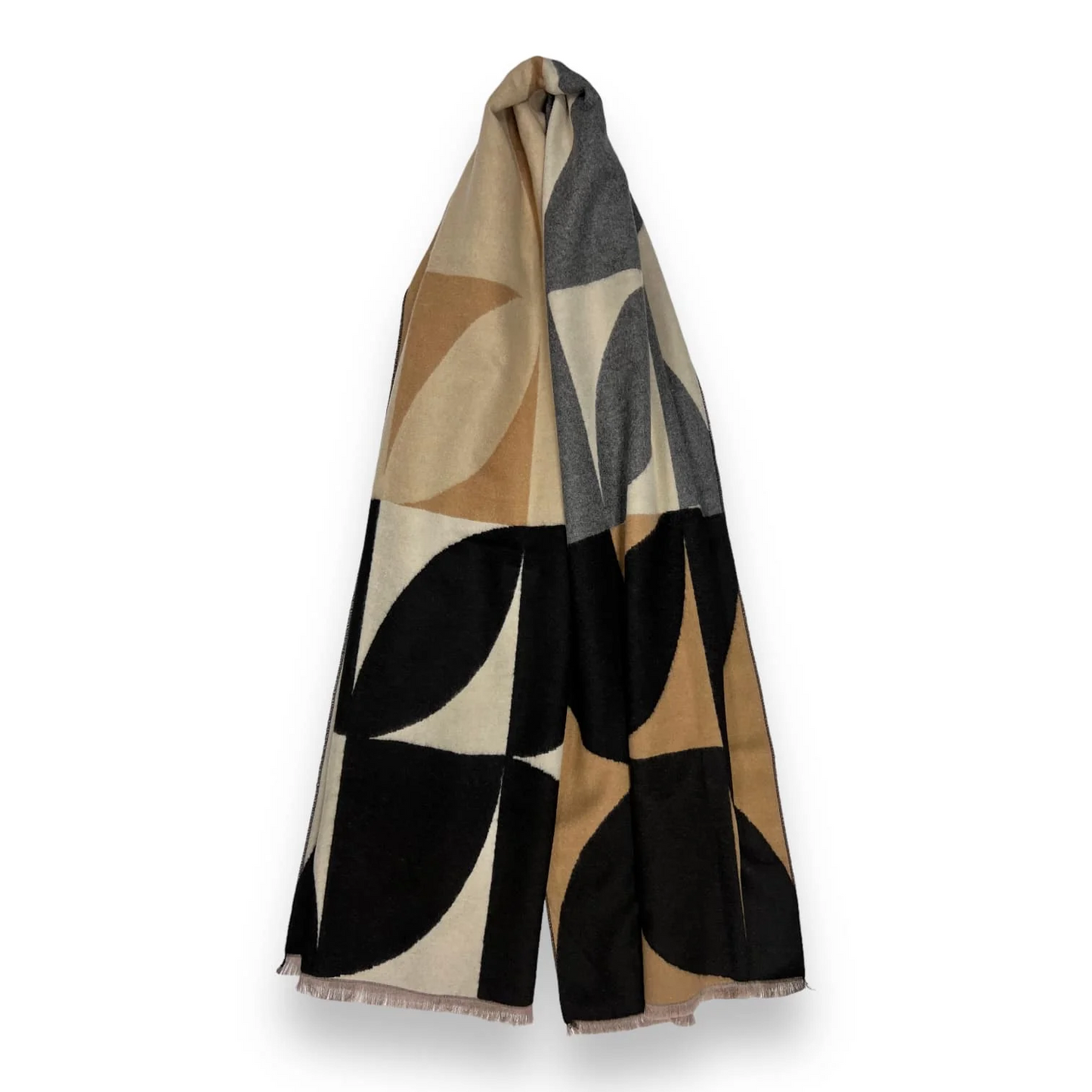 Retro Print Cashmere Blend Scarf - click for more colours