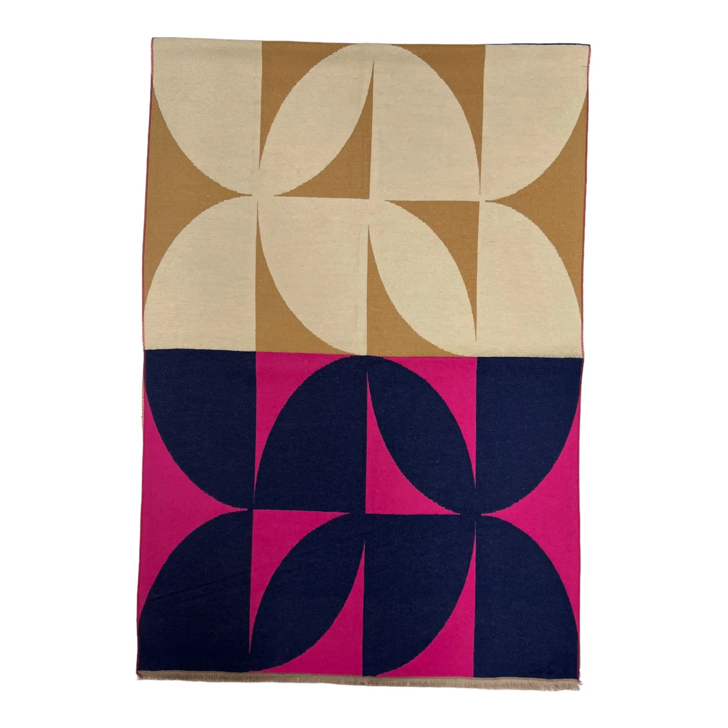 Retro Print Cashmere Blend Scarf - click for more colours