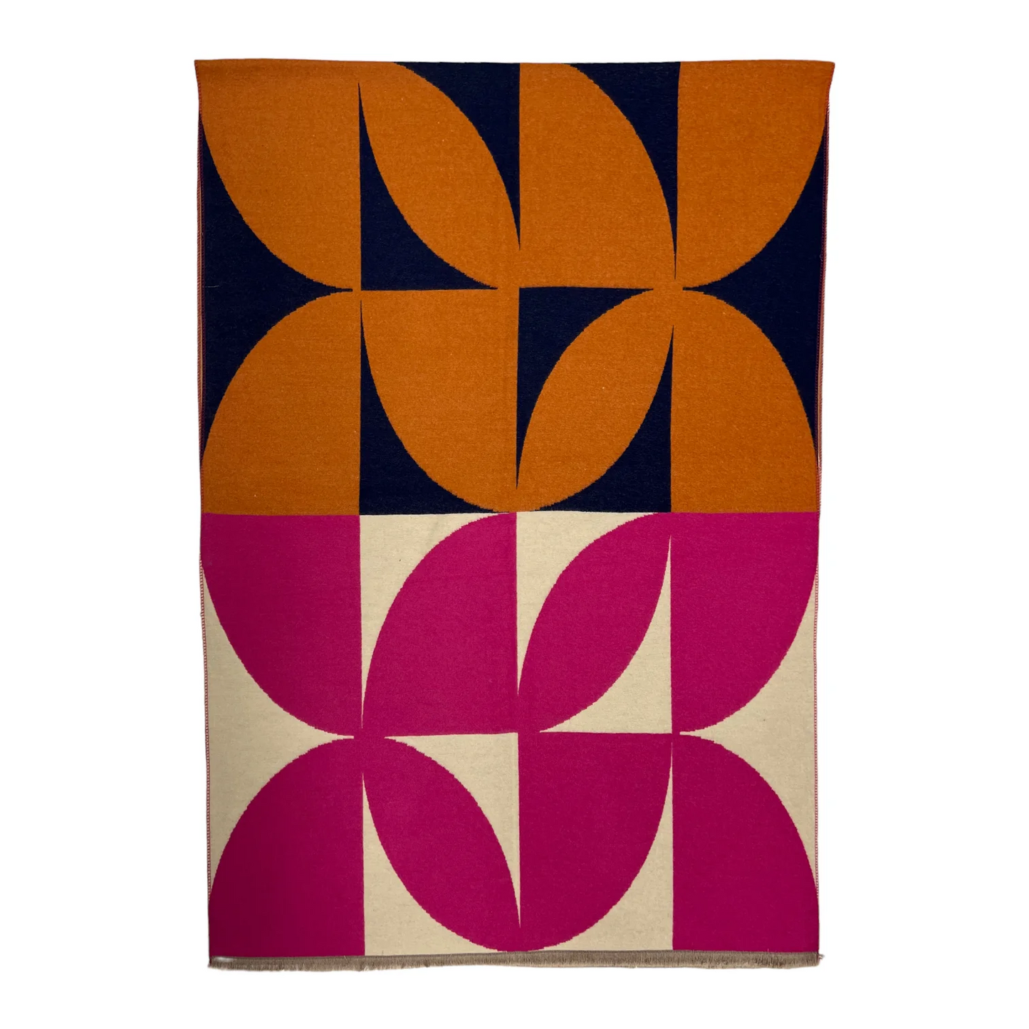 Retro Print Cashmere Blend Scarf - click for more colours
