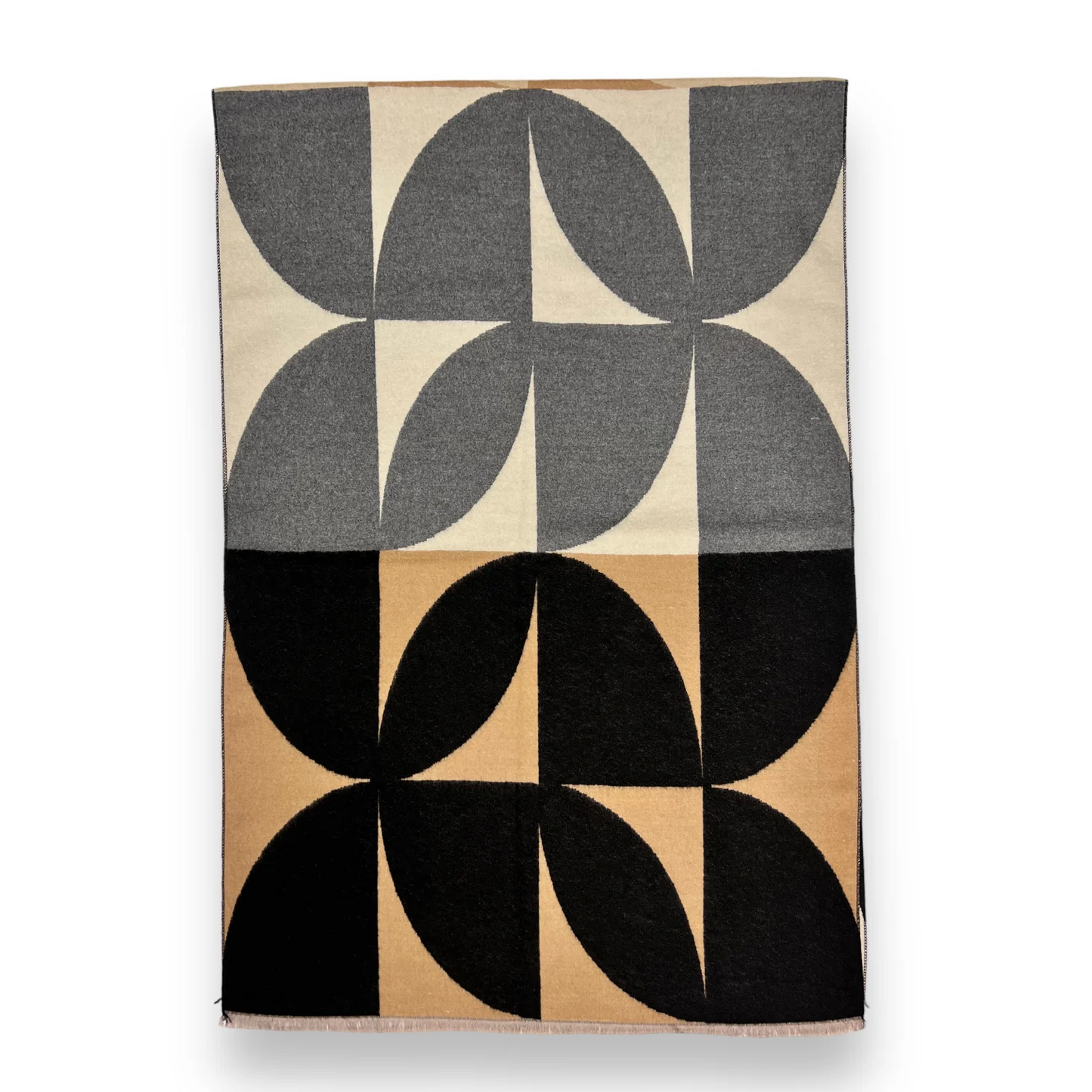 Retro Print Cashmere Blend Scarf - click for more colours